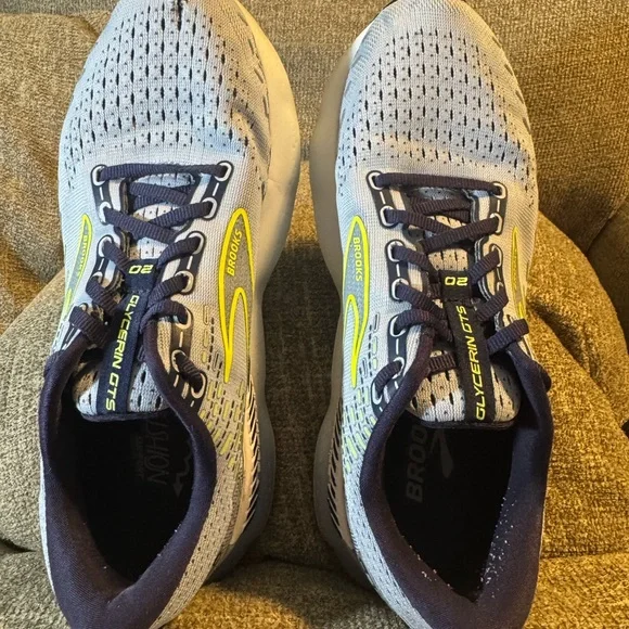 Brooks Glycerin GTS Women’s Shoes in Gray and Yellow Size 9.5 - Picture 4 of 6
